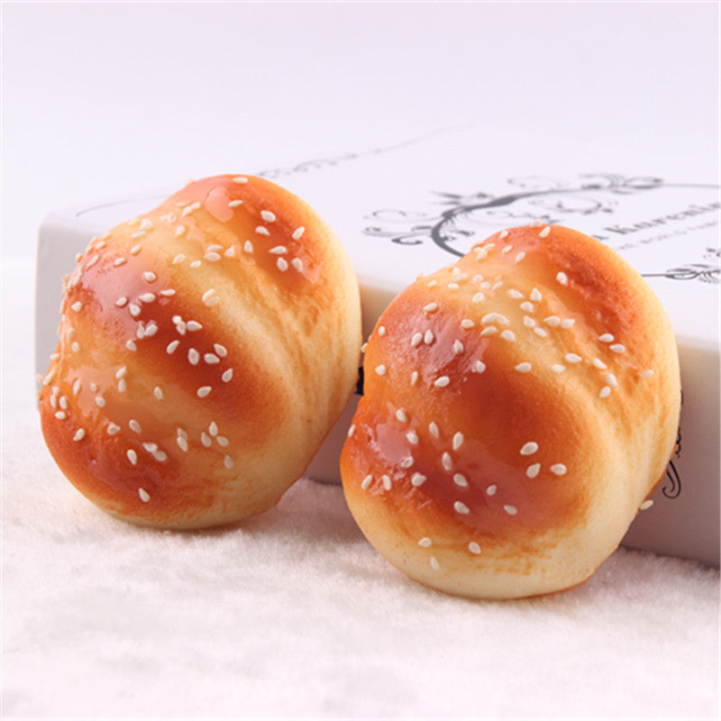 PU Sesame Flower Roll Bread - Foam Slow Rebound Toy